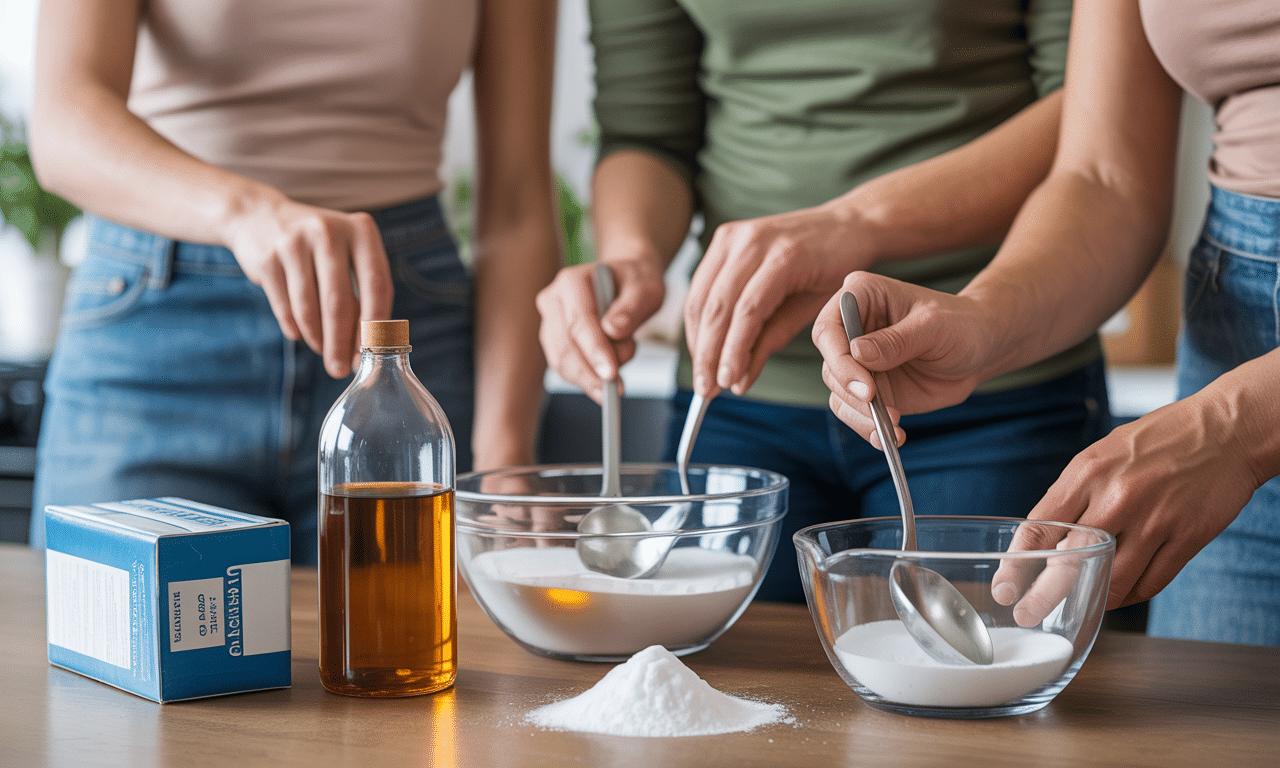 ontdek waarom het mengen van azijn en zuiveringszout niet effectief is en leer de juiste manier om deze ingrediënten te gebruiken voor schoonmaakdoeleinden.