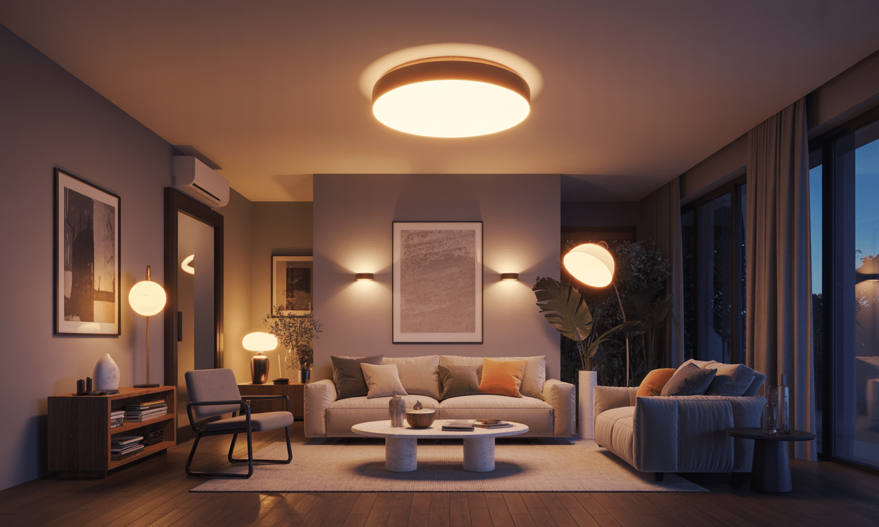 vervang de plafondlamp in je woonkamer door meerdere lichtpunten en zie direct het verschil in sfeer en verlichting. ontdek hoe je met verschillende lichtbronnen je interieur verbetert.