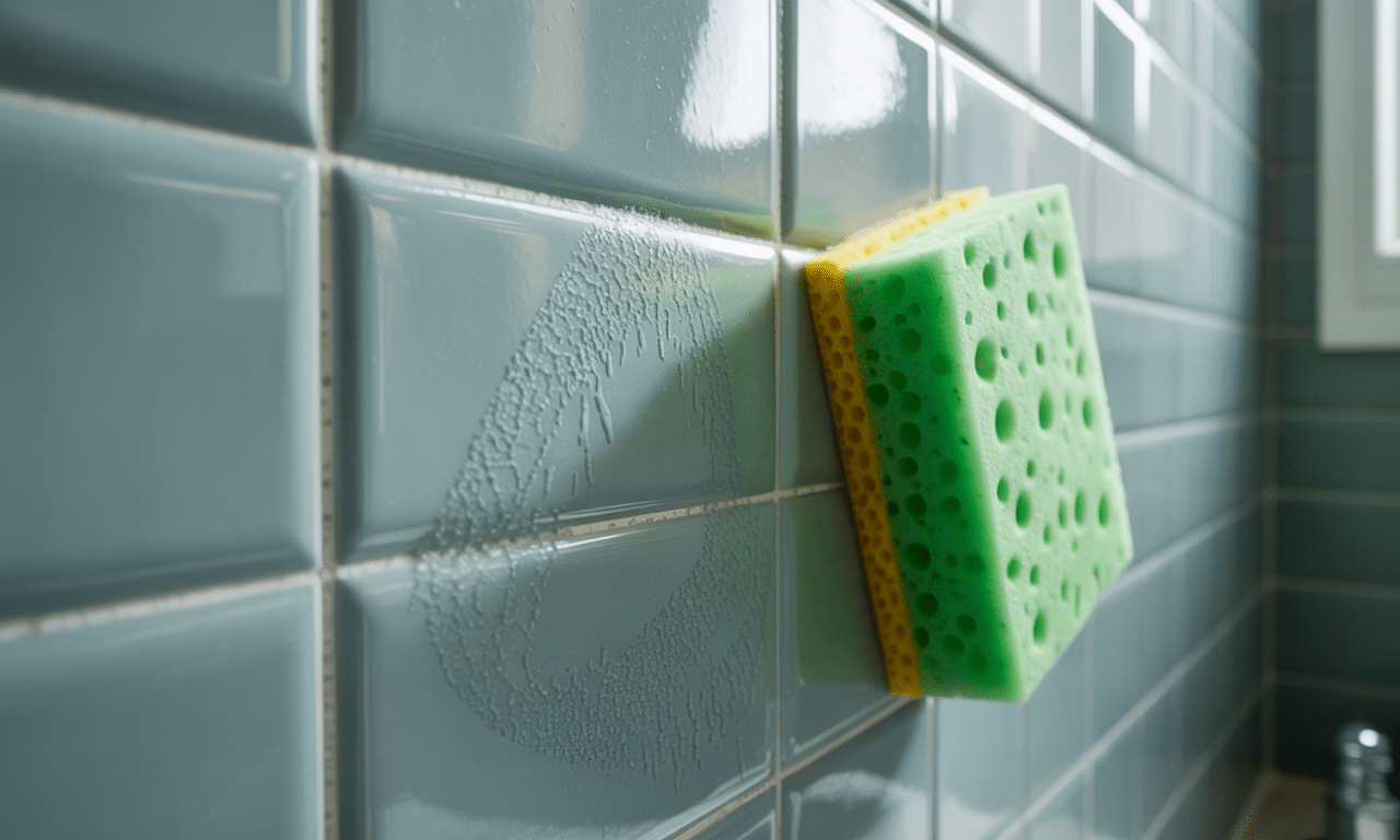 ontdek waarom het gebruik van een groene schuurspons schadelijk is voor je badkamertegels en leer de beste schoonmaaktips om ze mooi en onbeschadigd te houden.